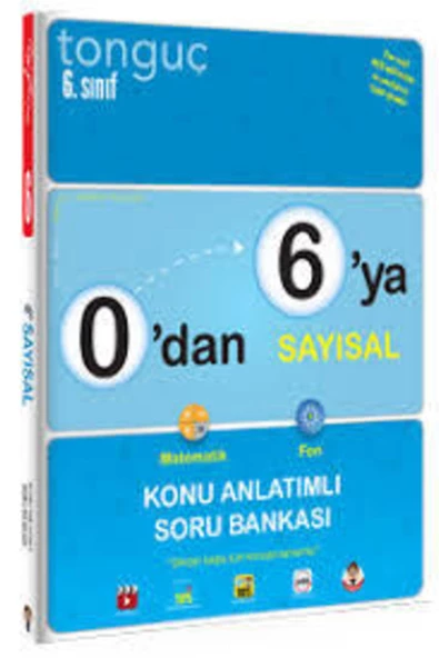 Tonguç Akademi 0 Dan 6 Ya Sayısal Tüm Dersler Konu Anlatımlı Soru Bankası