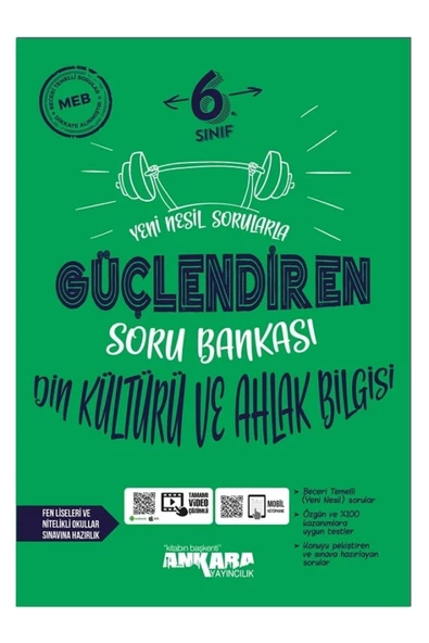 Ankara Yayıncılık 6. Sınıf Din Kültürü Ve Ahlak Bilgisi Güçlendiren Soru Bankası
