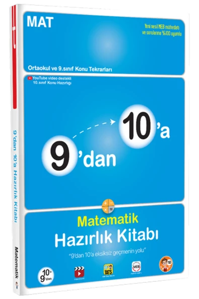 Tonguç Akademi Tonguç 9 Dan 10 A Matematik Hazırlık Kitabı