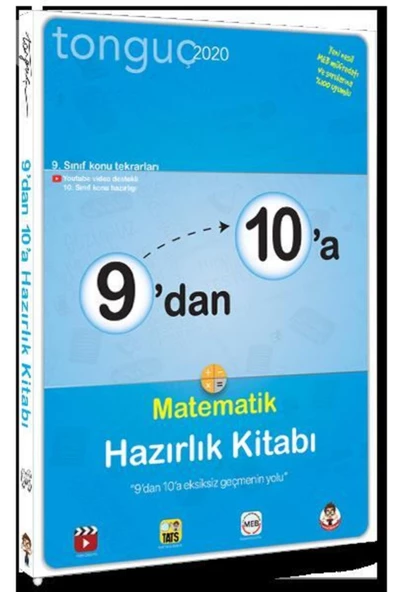 Tonguç Akademi Tonguç 9 Dan 10 A Matematik Hazırlık Kitabı