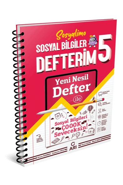 Arı Yayıncılık 5 Sınıf Sosyalimo Sosyal Bilgiler Defterim