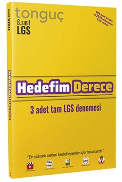 Tonguç Akademi Tonguç 8. Sınıf Hedefim Derece Denemeleri