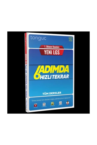 Tonguç Akademi Lgs Yeni Nesil 6 Adımda Hızlı Tekrar (1.dönem)