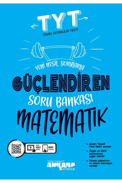 Ankara Yayıncılık Edu Kırtasiyem TYT Matematik Güçlendiren Soru Bankası Ankara Yayıncılık