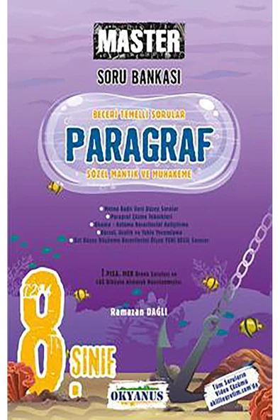 Okyanus Yayınları 8. Sınıf Master Paragraf Soru Bankası