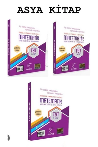 Karekök Yayınları TYT Matematik MPS 1.Kitap + 2.Kitap + 3.Kitap