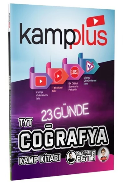 Tonguç Akademi Kampplus 23 Günde Tyt Coğrafya Kampı Video Anlatımlı Kamp Kitabı