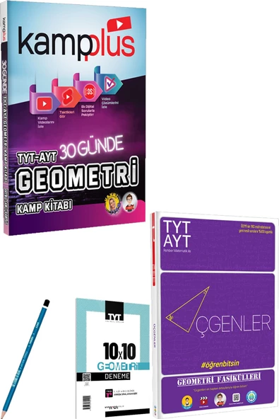 Tonguç Akademi Tonguç Kampplus 30 Günde Tyt-ayt Geometri Kampı - Tonguç Ayt Geometri Fasikülleri-üçgenler