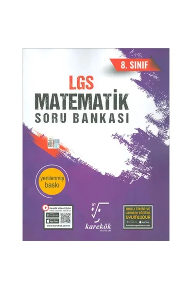 Karekök Yayınları 8. Sınıf Lgs Matematik Soru Bankası
