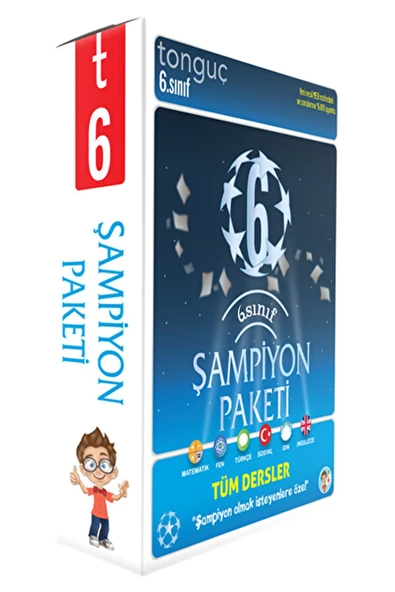 Tonguç Akademi 6. Sınıf Şampiyon Paketi / Kolektif / Tonguç Akademi / 8683781816996