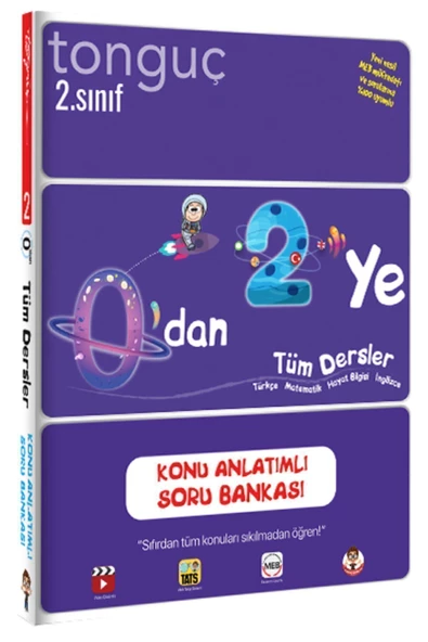 Tonguç Akademi Tonguç 0 Dan 2 Ye Tüm Dersler Konu Anlatımlı Soru Bankası