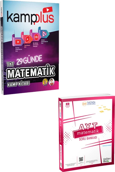 Tonguç Akademi Tonguç Kampplus 29 Günde Tyt Matematik Kampı - Üç Dört Beş Yayınları Ayt Matematik Soru Bankası