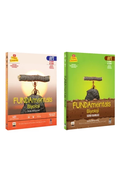 Fundamental Yayınları Fundamentals Biyoloji Ayt Seti ( Konu Anlatımlı Kitabı Ve Soru Bankası Kitabı)