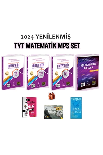 Karekök Yayınları Tyt Matematik MPS (Modüler Piramit Sistemi) Seti ve Problemler Çıkmış Sorular İle Tyt Deneme Takip D
