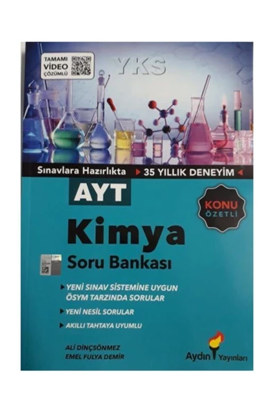 Aydın Yayınları 2022 Ayt Kimya Konu Özetli Soru Bankası Tamamı Video Çözümlü