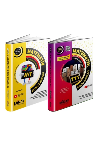 Miray Yayınları 2025 Miray Tyt-ayt Matematik Soru Bankası Set (2 KİTAP)