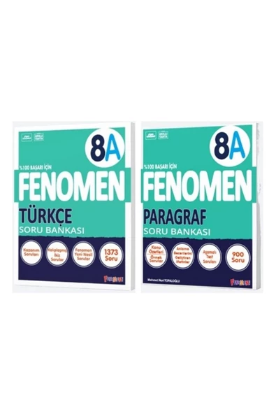 Fenomen Yayıncılık LGS 8. Sınıf A Serisi Soru Bankası Türkçe ve Paragraf