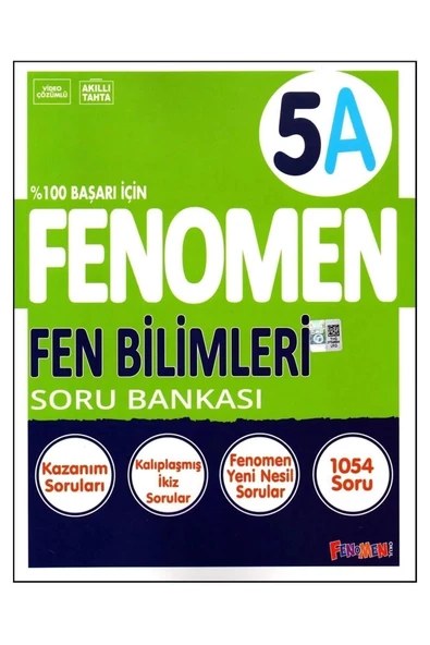 Fenomen Yayıncılık Fenomen 5. Sınıf Fen Bilimleri Soru Bankası (A)I