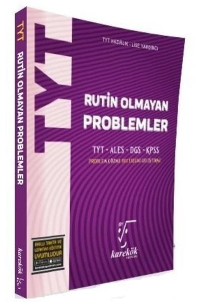Karekök Yayınları Tyt Güncel Rutin Olmayan Problemler