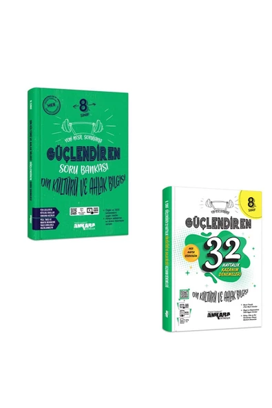 Ankara Yayınevi Ankara Lgs 8. Sınıf Din Kültürü Soru Bankası + Deneme Seti (2 Kitap)
