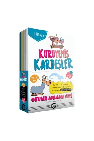 Arı Yayıncılık 1. Sınıflar Için Kuruyemiş Kardeşler Ile Okuma Anlama Seti Hikaye Kitapları