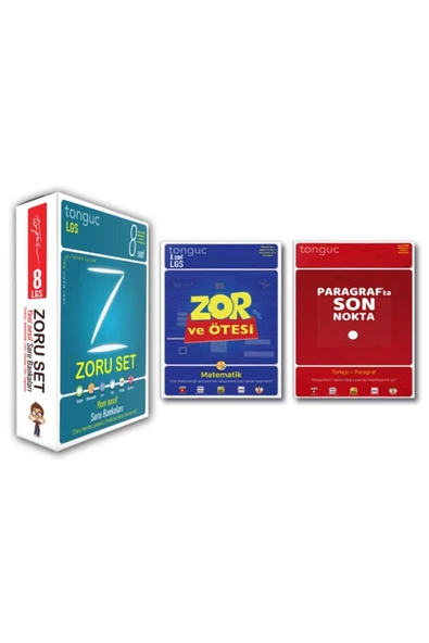 Tonguç Yayınları 8. Sınıf Lgs Zoru Bankası Zor Ve Ötesi Paragraf Set 5 Kitap