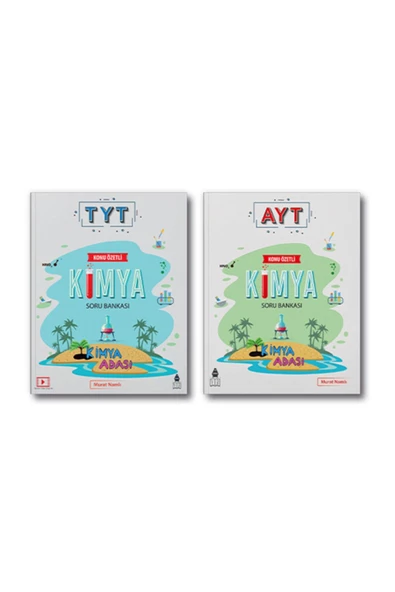 Tonguç Yayınları Kimya Adası Tyt Ayt Konu Özetli Kimya Soru Bankası Seti 2 Kitap