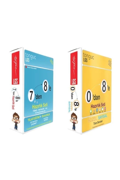 Tonguç Yayınları Tonguç 0 Dan 7 Ye Ve 0 Dan 8 E Setleri (toplam 2 Set)
