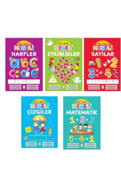 Ema Kitap Neşeli Etkinlikler Seti 5 Kitap Emaçocuk