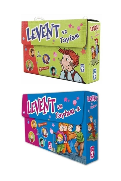 Timaş Yayınları Levent Ve Tayfası 1 Ve 2 Set 2 Kutu 10 Kitap