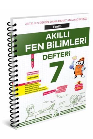 Arı Yayıncılık Fenito Akıllı Fen Bilimleri Defteri 7. Sınıf Arı Yayınları