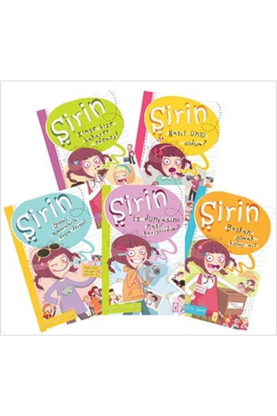 Timaş Çocuk Şirin Iş Başında Set - 5 Kitap Takım Birsen Ekim Özen