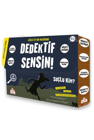 Nesil Yayınları Dedektif Sensin Hikaye Seti (4 Kitap)