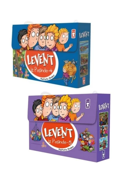 Timaş Çocuk Levent İz Peşinde 4 Ve İz Peşinde 5 2 Set Toplam 10 Kitap