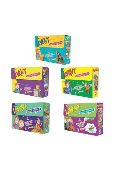Timaş Yayınları Levent Türkiye'yi Geziyorum 5 Set 25 Kitap - Tiamş Çocuk