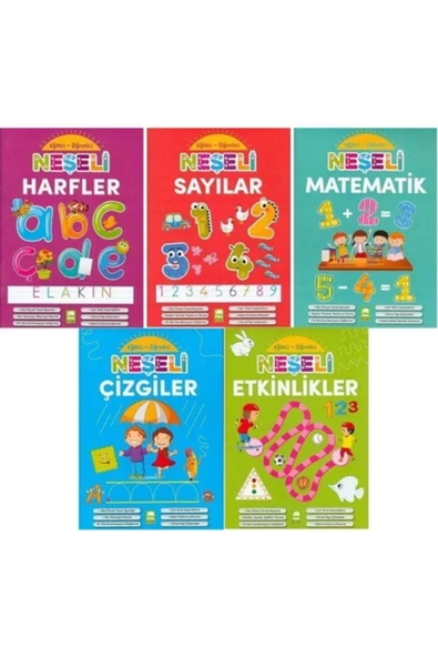Ema Çocuk Ema Çocuk Eğitici Ve Öretici Neşeli Etkinlikler 5 Li Set
