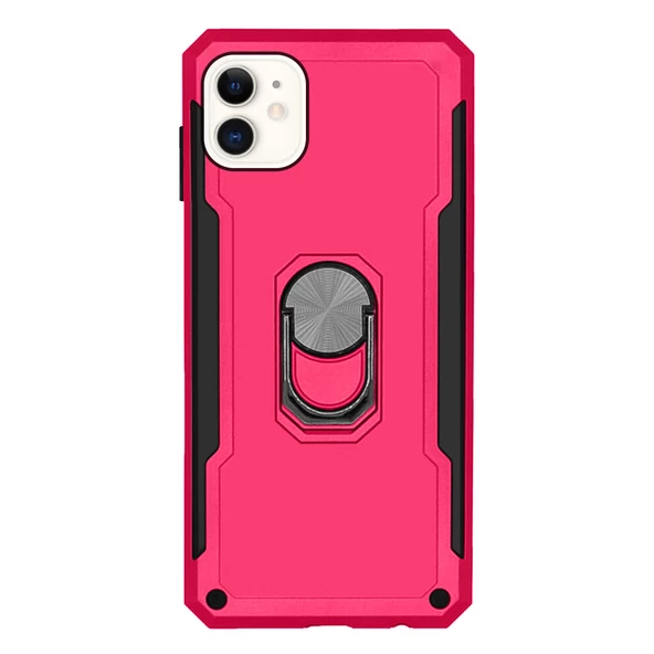 iPhone 12 Mini Kılıf Panzer Ring Tam Koruma Arka Kapak - 10