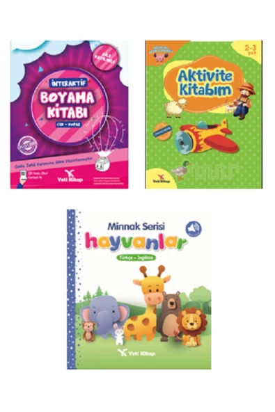 yeti kitap Dikkat Güçlendirme Kitap Seti Plus 3 Yaş Feyyaz Ulaş