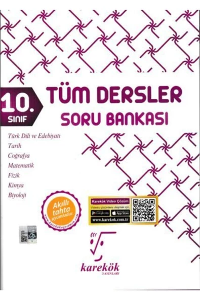 Karekök Yayınları 10. Sınıf Tüm Dersler Soru Bankası | Kolektif | Karekök Yayıncılık