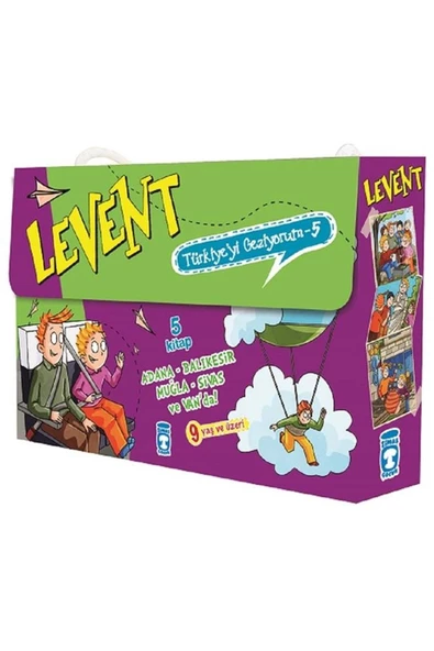 Timaş Çocuk Levent Türkiye'yi Geziyorum 5 5 Kitap Takım