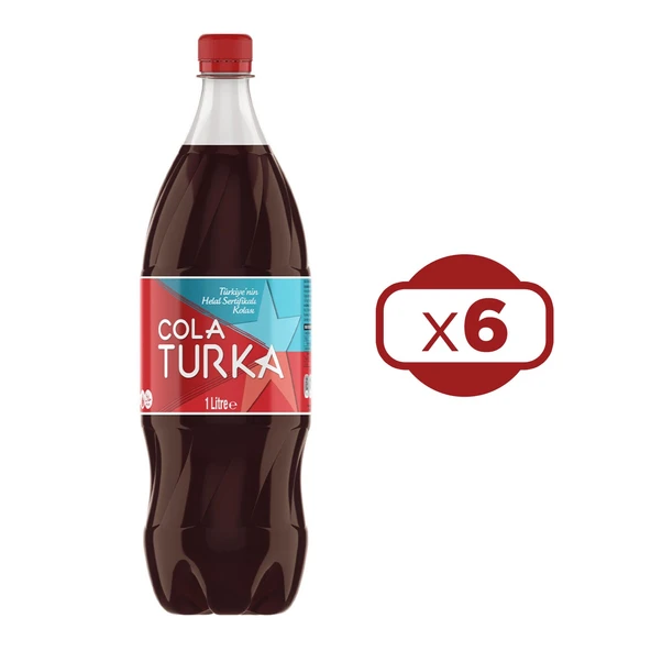 Cola Turka Kola 1 lt x 6 Adet