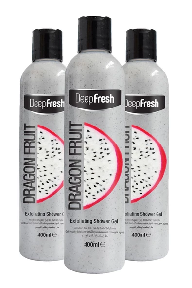 Deep Fresh Arındırıcı Duş Jeli Ejder Meyvesi 400 ml x 3 Adet