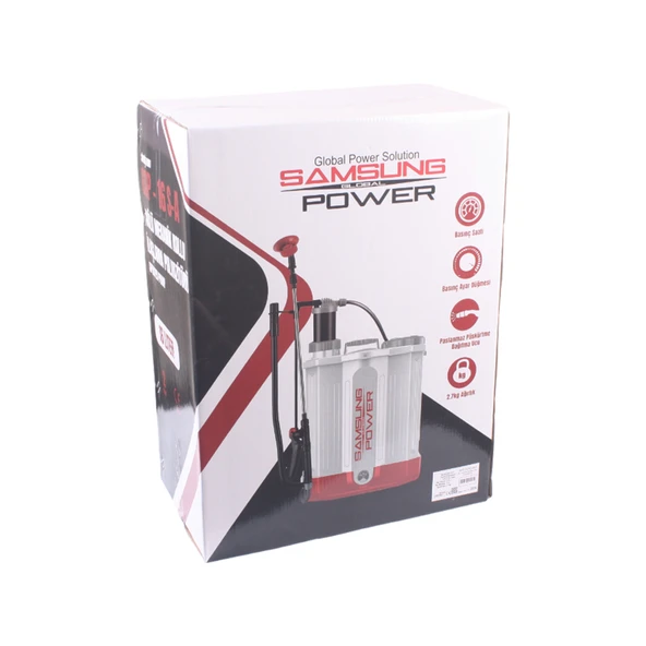 Samsung Gsp-16s-a Mekanik Ve Akülü Sırt Tipi İlaçlama 16 Litre - 2