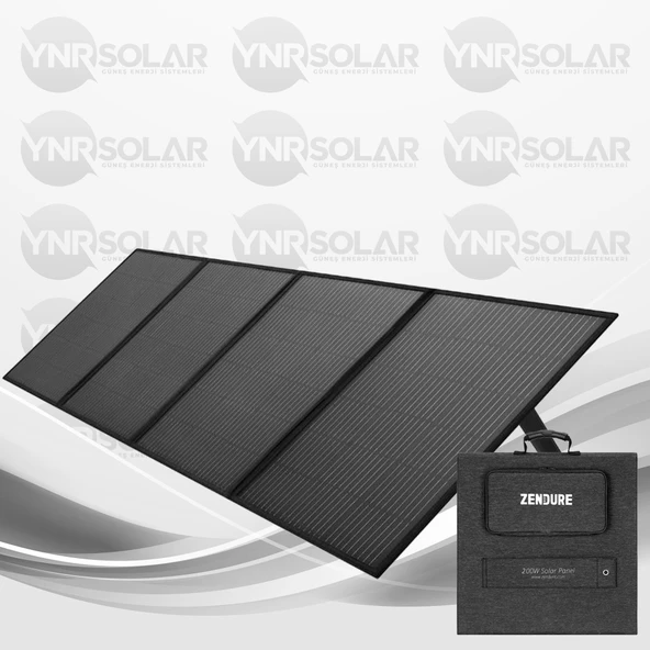 ZENDURE 200W GÜNEŞ PANELİ KATLANIR TAŞINABİLİR