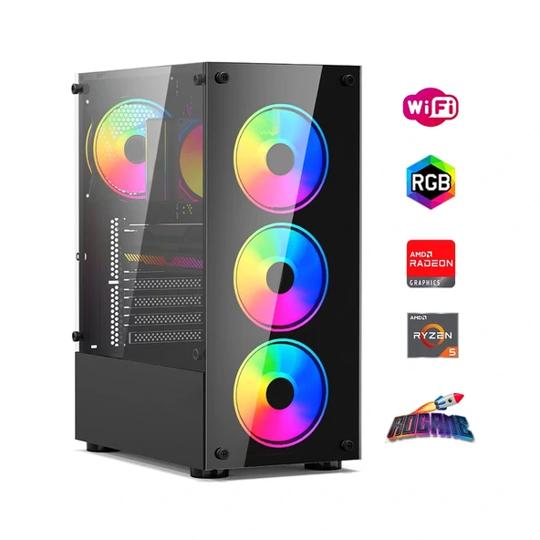 Ryzen5 5600 8GB 240SSD 4GB RX550 Oyun Bilgisayarı ürün görseli