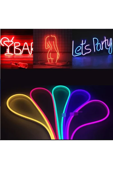 Cata Ct-4555 12v Kırmızı Neon Led Flexible 5 Metre Ct-4555k - 3