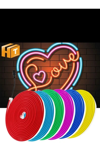 Cata Ct-4555 12v Kırmızı Neon Led Flexible 5 Metre Ct-4555k - 4