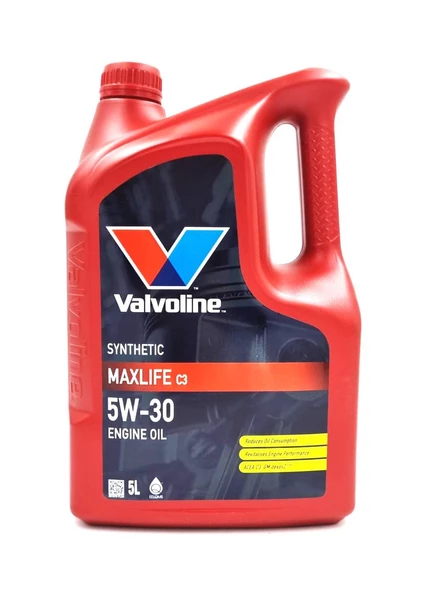 VALVOLINE MAXLIFE C3 5W-30 5 LT (Üretim Yılı 2024 )