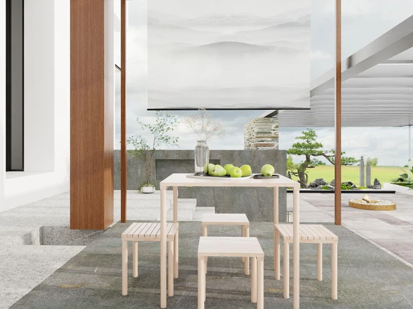 Yonca Piknik Masa Takımı - Resim 2