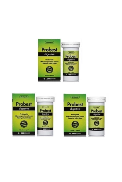 Probest Digestive Probiyotik 20 Kapsül-3 Adet